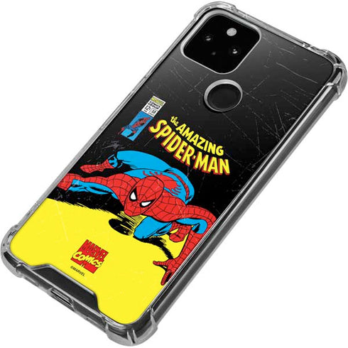 Marvel Classic Comics The Amazing Spider-Man Google Pixel 5 Clear Case